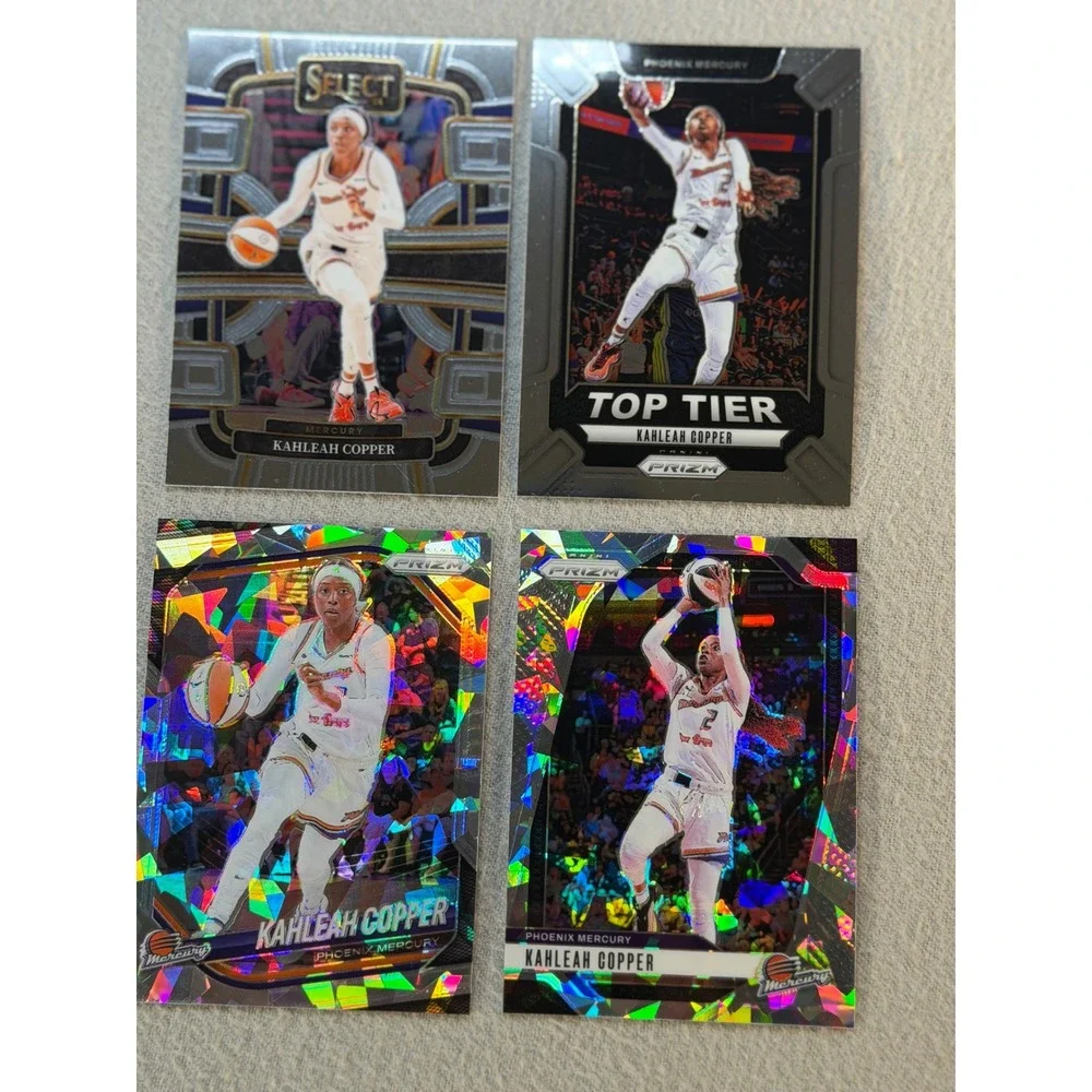 2024-25 Panini Kahleah Copper WNBA 4 Card Lot Prizm Cracked Ice Select